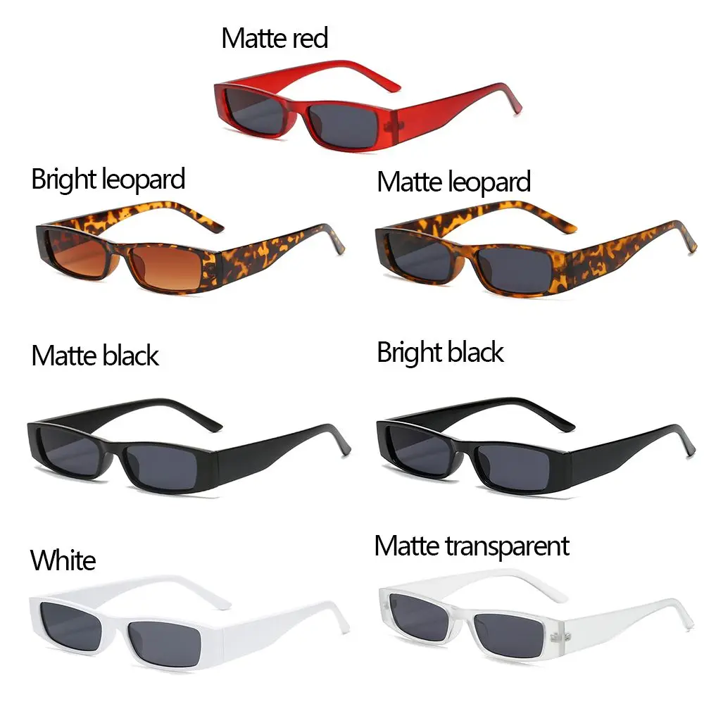 Women's Fashion Trending Eyewear Small Rectangle Sunglasses Retro G001 - Image 5