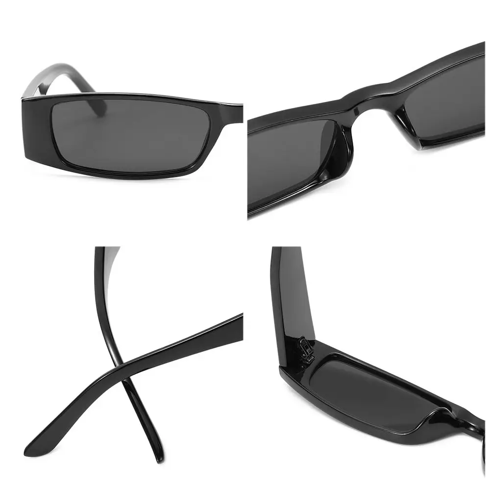 Women's Fashion Trending Eyewear Small Rectangle Sunglasses Retro G001 - Image 4