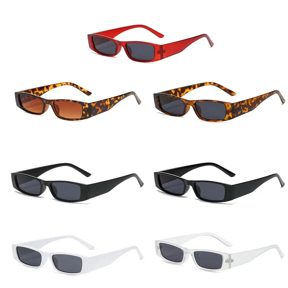 Women's Fashion Trending Eyewear Small Rectangle Sunglasses Retro G001 - Image 3