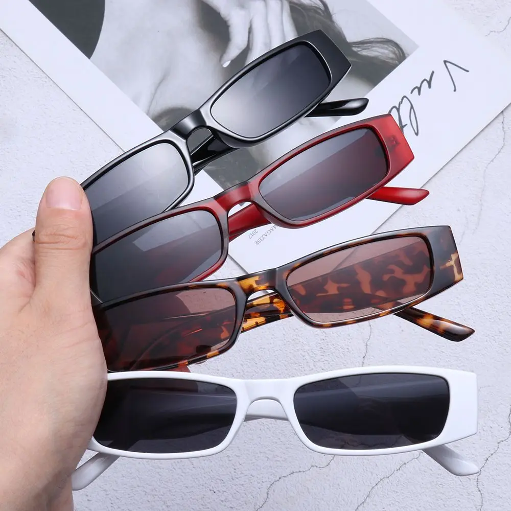 Women's Fashion Trending Eyewear Small Rectangle Sunglasses Retro G001 - Image 2