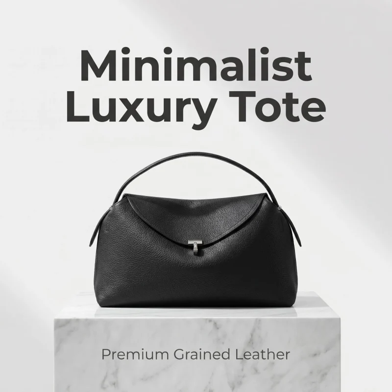 Luxury Soft Business Shoulder Bag, Featuring Adjustable Shoulder Strap, Detachable Waist Belt and Cotton Lining - Available in Dark Color Options